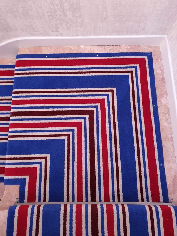 moquette escaliers tendue 2 - Marine Audinet Tapissier décorateur Charente-Maritime 17